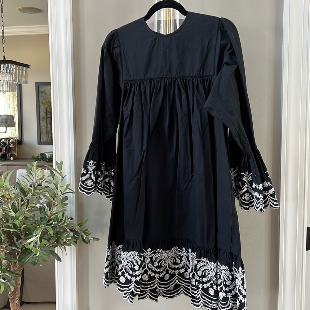 EUC Zara Embroidered Dress